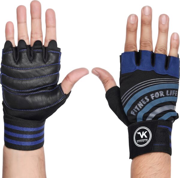 Lycra Hand Gym Gloves for Weightlifting & Fitness.