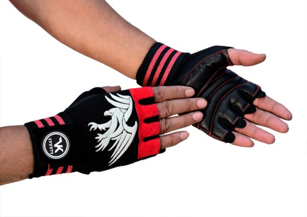 Lycra Gym Gloves for Weightlifting, Crossfit, Fitness