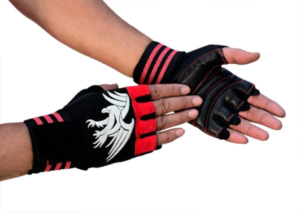 Lycra Gym Gloves for Weightlifting, Crossfit, Fitness