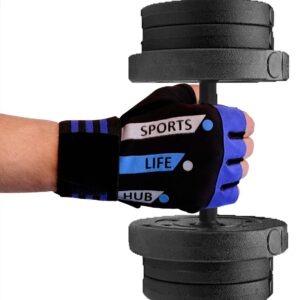 Lycra Gym Gloves for Weightlifting, Crossfit, Fitness