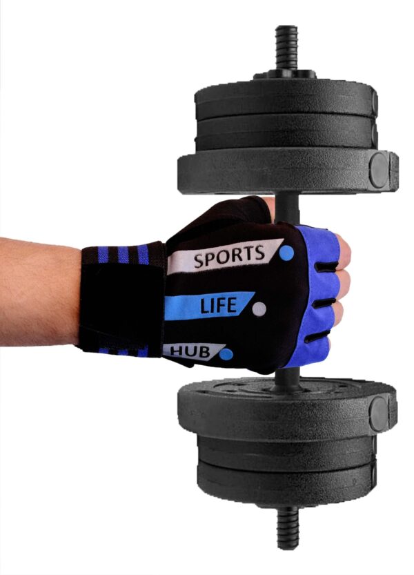 Lycra Gym Gloves for Weightlifting, Crossfit, Fitness