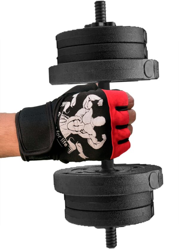 Lycra hand Gym Gloves for Weightlifting, Crossfit, Fitness