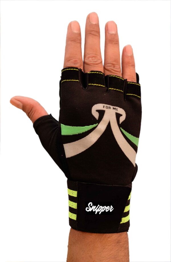 Lycra Gym Gloves for Weightlifting, Crossfit, Fitness
