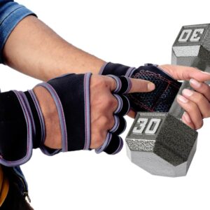 Quality Lycra Open Gym Gloves for Weightlifting