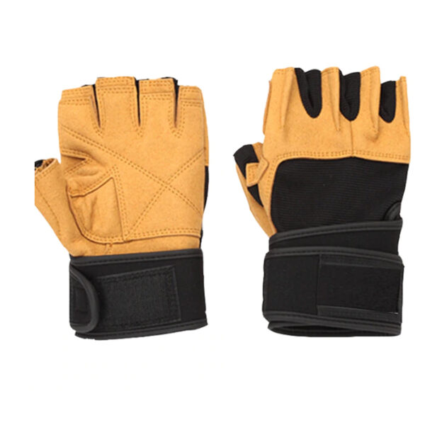 Hand Gym Gloves - Yogpro Pro-Wrap (XL) Leather
