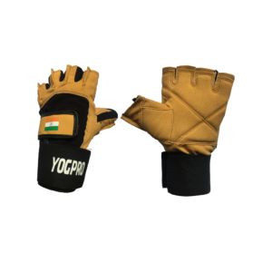 Hand Gym Gloves - Yogpro Pro-Wrap (XL) Leather