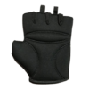 Black hand gym gloves designed for weightlifting and other exercises, made with high-quality materials for a comfortable and secure fit. These gloves feature reinforced stitching, adjustable wrist straps, and a non-slip grip to prevent injuries and enhance performance. Perfect for fitness enthusiasts who want to protect their hands and improve their grip during intense workouts.